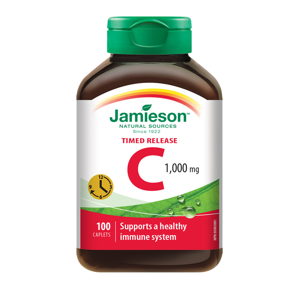 Jamieson Vitamin C 1000mg Time Release Caplet 100 - DrugSmart Pharmacy