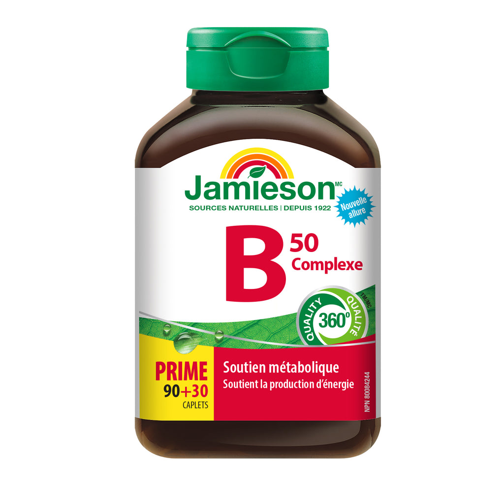 Jamieson Vitamin B50 Complex 90+30 - DrugSmart Pharmacy