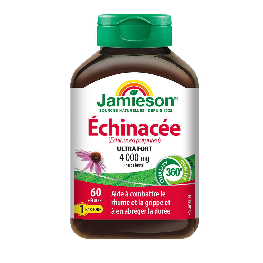 Jamieson Ultra Strength Echinacea, 4000mg Soft Gel Caps 60 - DrugSmart Pharmacy